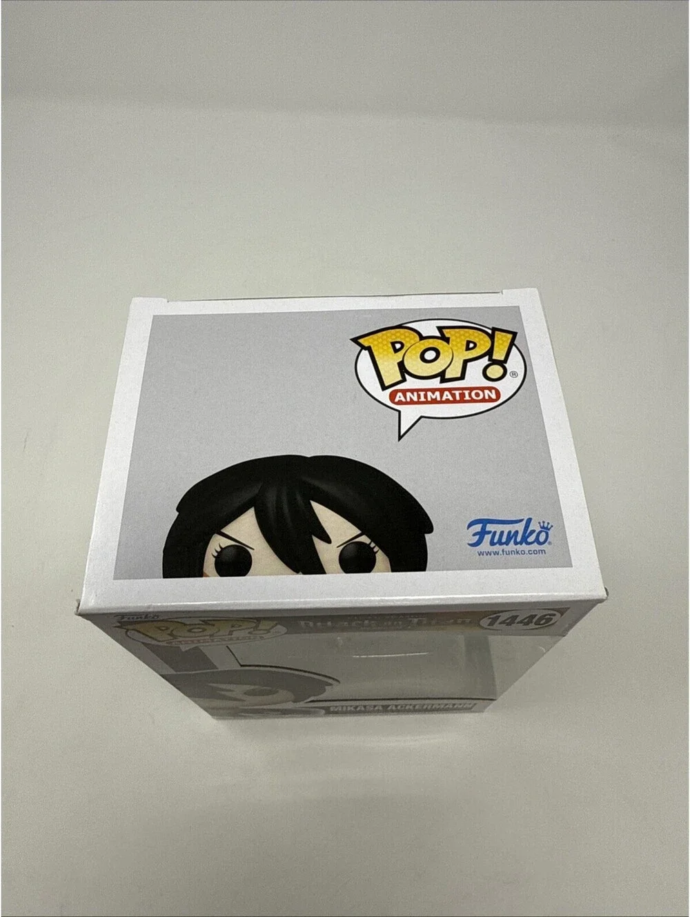 FUNKO POP! Mikasa Ackermann 1446 Animation Attack On Titan W/PROTECTOR! P66